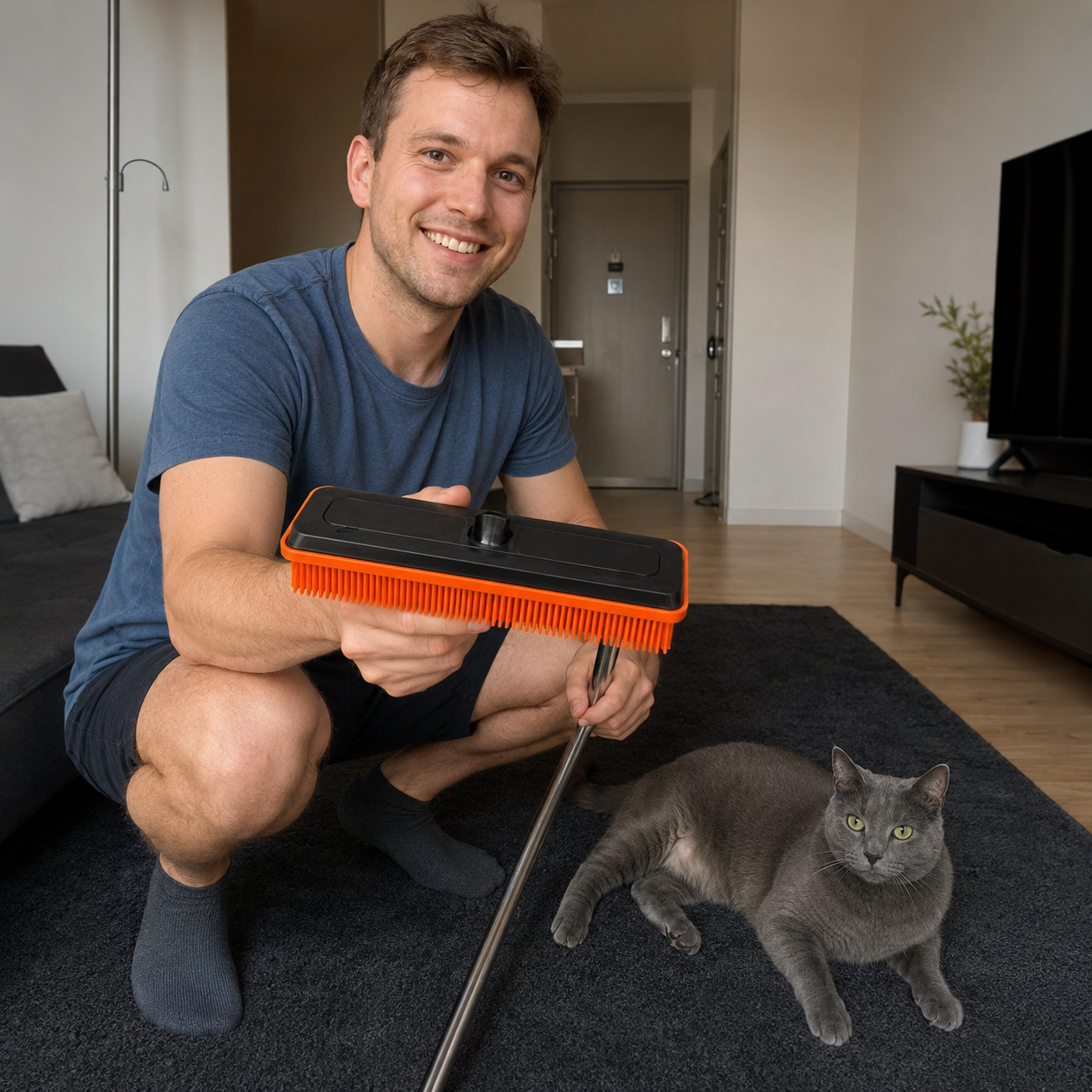 Cat-Hair Cleanup FurRake customer review